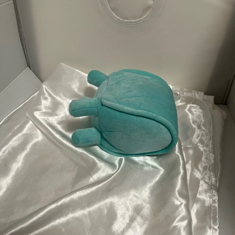 Teal Plush Mailbox Toy